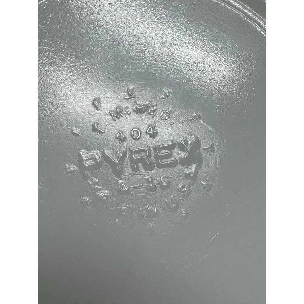 Pyrex Primary Color Red Nesting Mixing 4 Quarts Bowl #404
